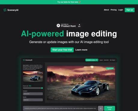 SceneryAI screenshot