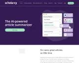 Scholarcy screenshot