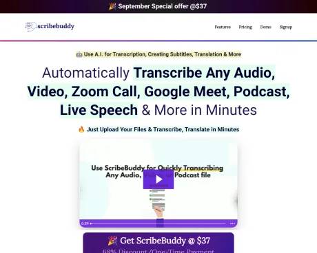 Scribebuddy screenshot