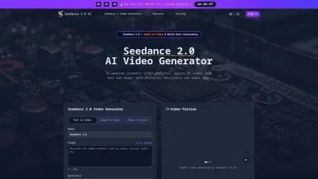 Seedance 2.0 AI screenshot
