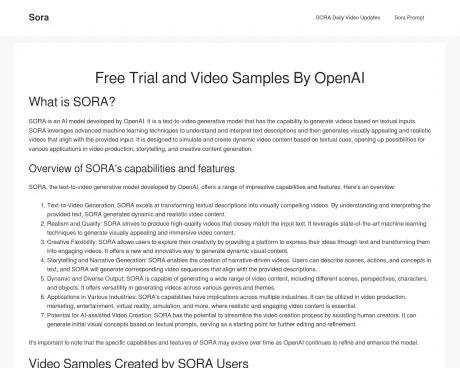 Sora Town screenshot