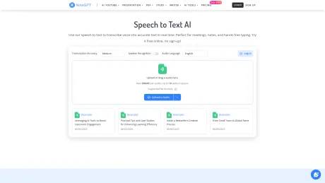 Speech to Text AI screenshot
