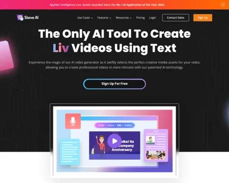 Steve AI screenshot