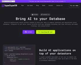 SuperDuperDB screenshot