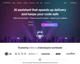 Tabnine screenshot