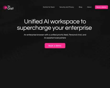 Thegist screenshot