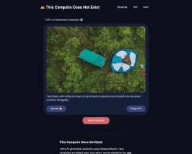 This campsite does not exist screenshot
