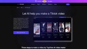 Topview AI TikTok Video Generator screenshot