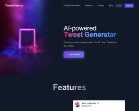TweetStorm AI screenshot