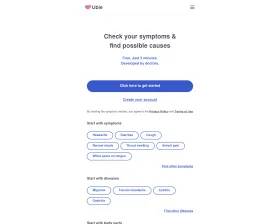 Ubie AI Symptom Checker screenshot