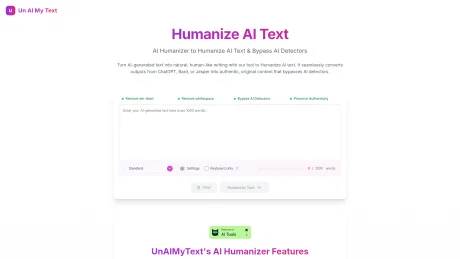 UnAIMyText screenshot