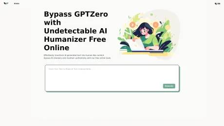 UndetecableGPT.ai: Bypass AI Detection with AI Humanizer Free Online screenshot