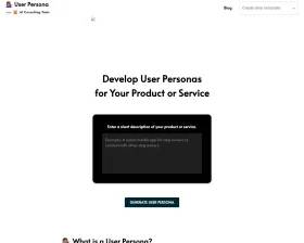Userpersona screenshot