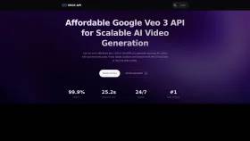 Veo3API.ai: Affordable Veo 3 API with Fast/Turbo & Quality Modes screenshot