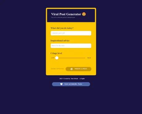 Viral Post Generator screenshot