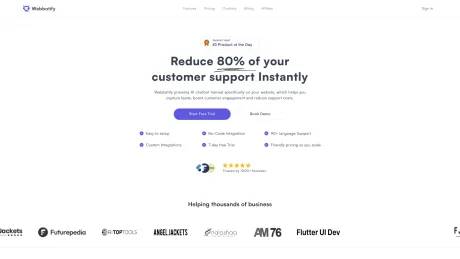 Webbotify screenshot