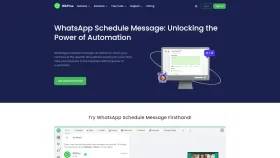WhatsApp Schedule Message screenshot