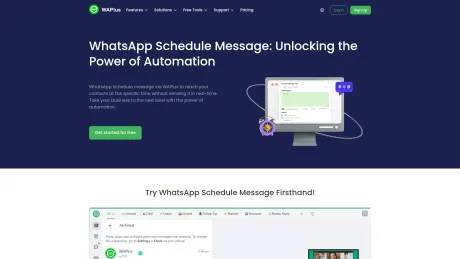 WhatsApp Schedule Message screenshot