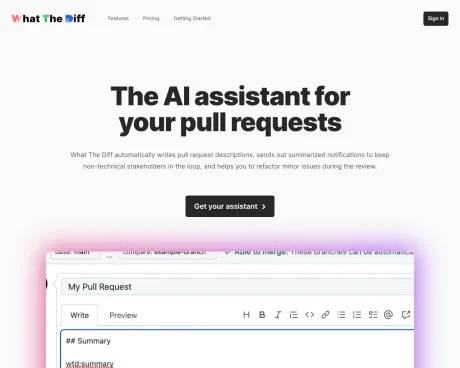 Whatthediff screenshot