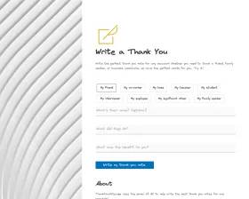 Write A Thank You screenshot