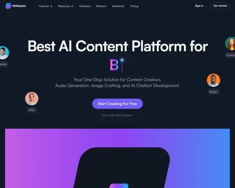 Writesonic screenshot