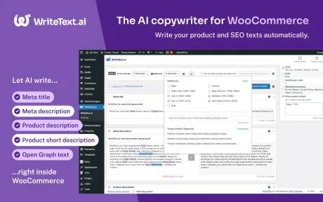 WriteText AI for WooCommerce screenshot