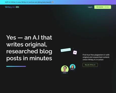 Writey AI screenshot