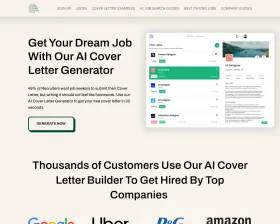 Your Cover Letter screenshot