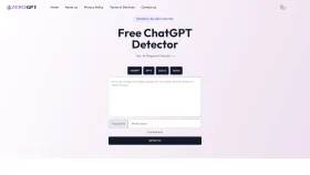 ZeroGPT  Detector screenshot