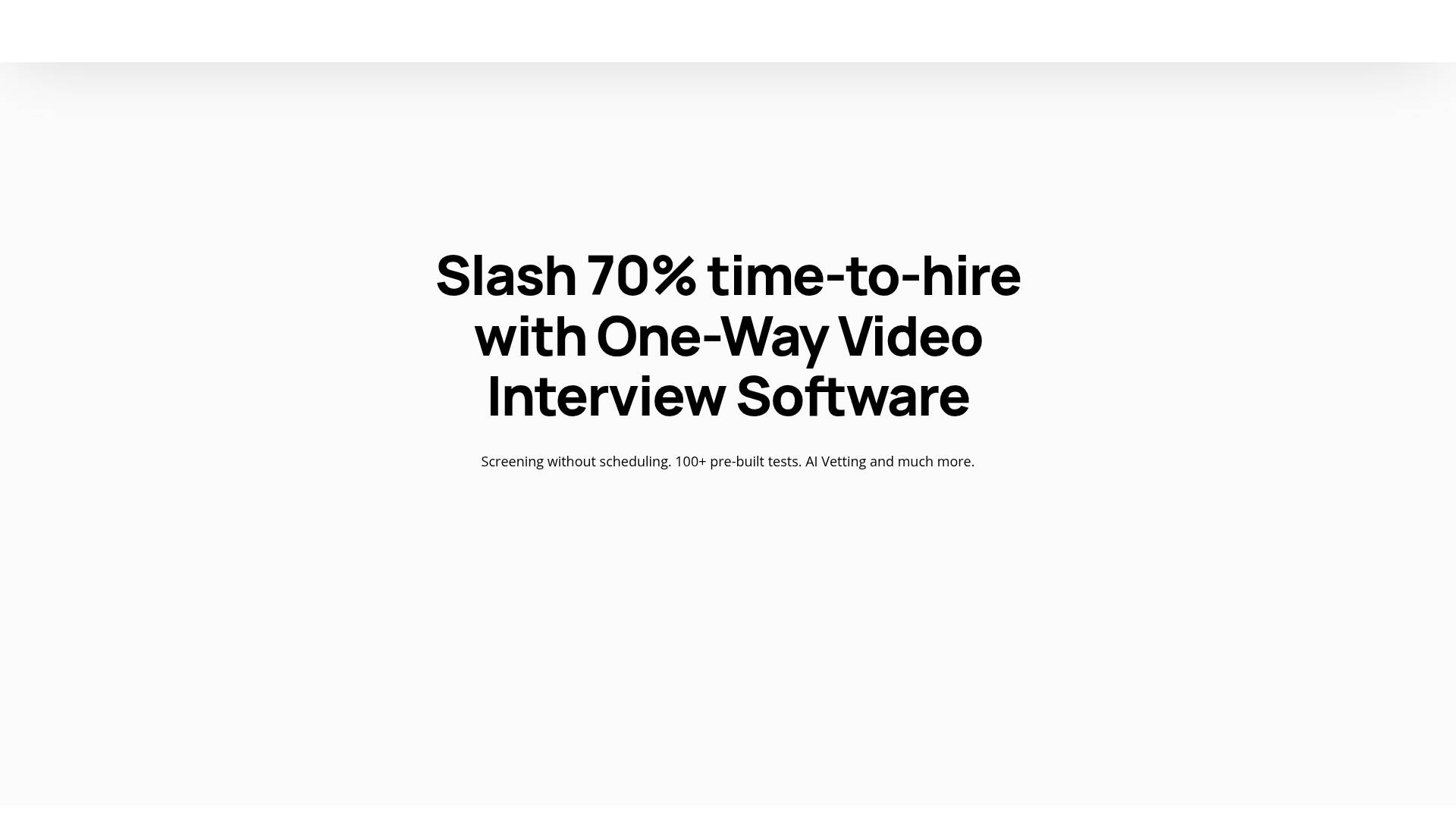 1Way Interview screenshot