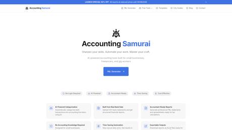 Accounting Samurai screenshot