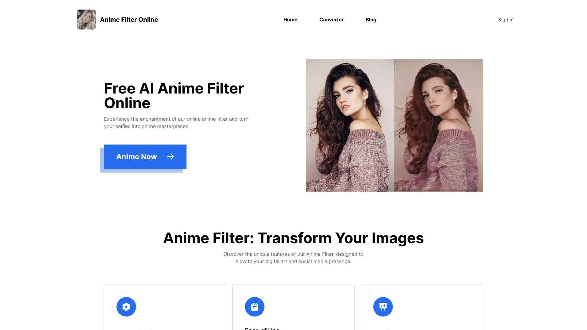 AI Anime Filter - Convertidor de foto a anime: filtro de anime con IA en  línea - Información, detalles de precios y alternativas