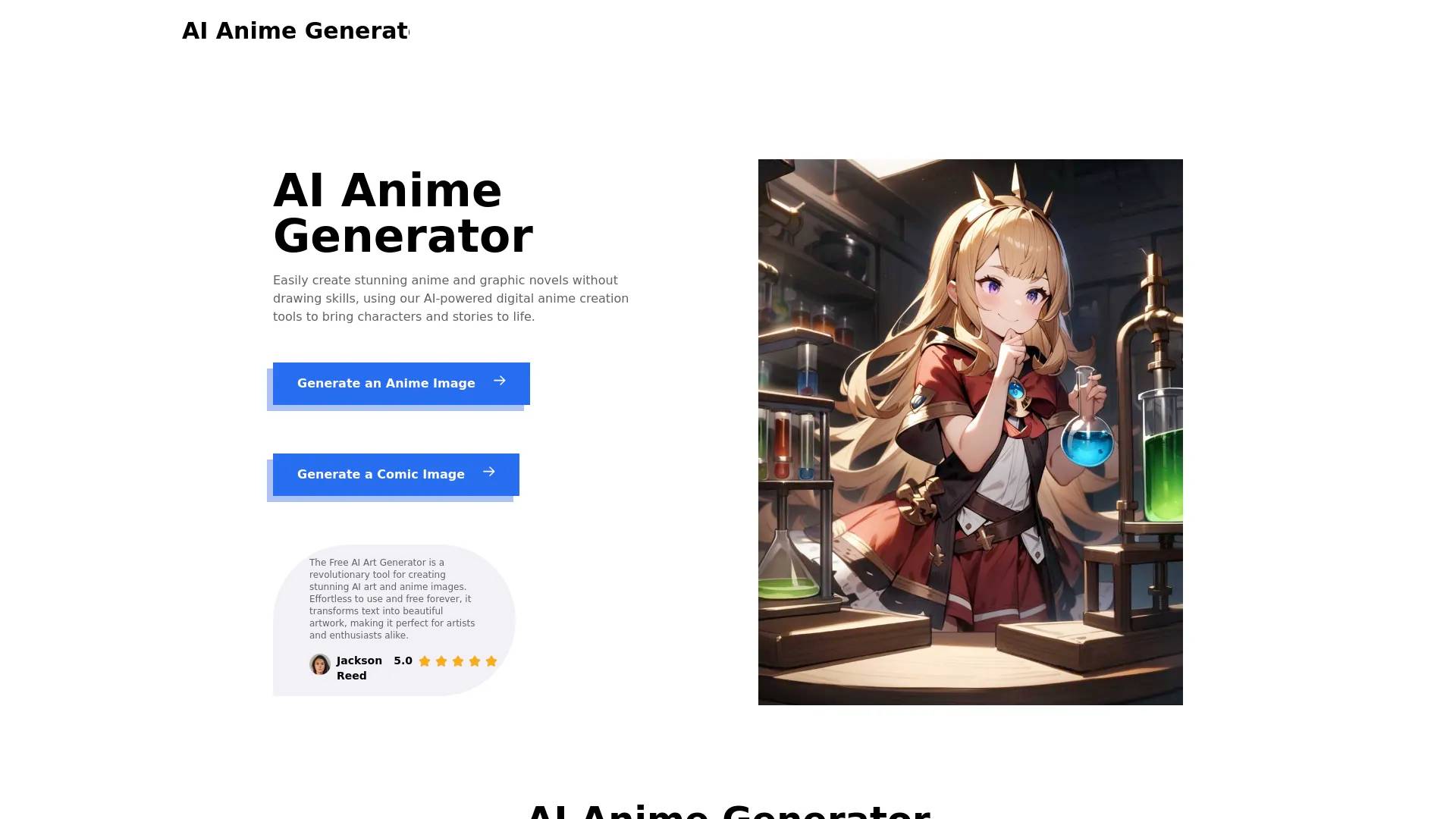 AI Anime Generator Free screenshot