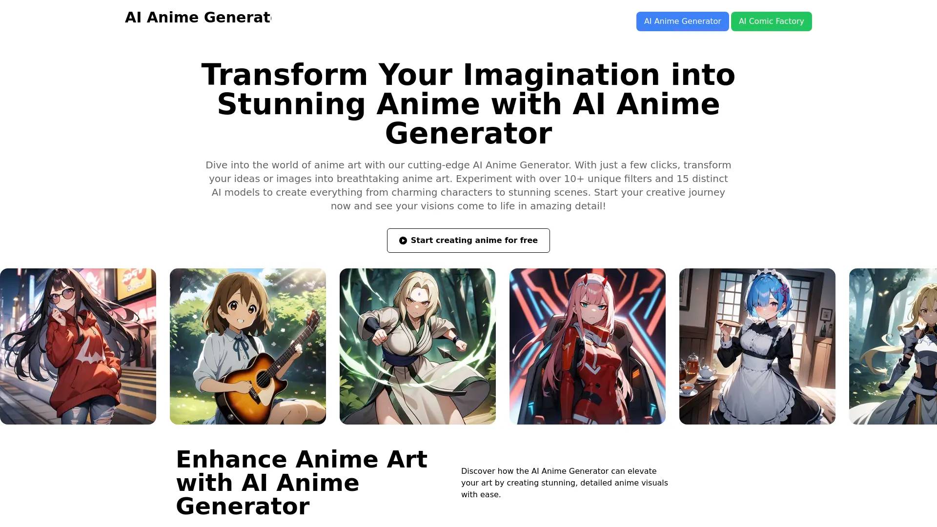 AI Anime Generator