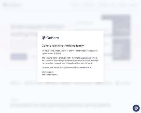 AI Answers by Cohere screenshot