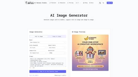 AI Banana Studio screenshot