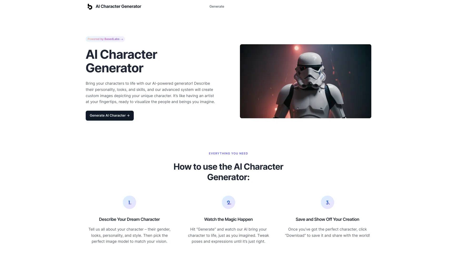 AI Character Generator