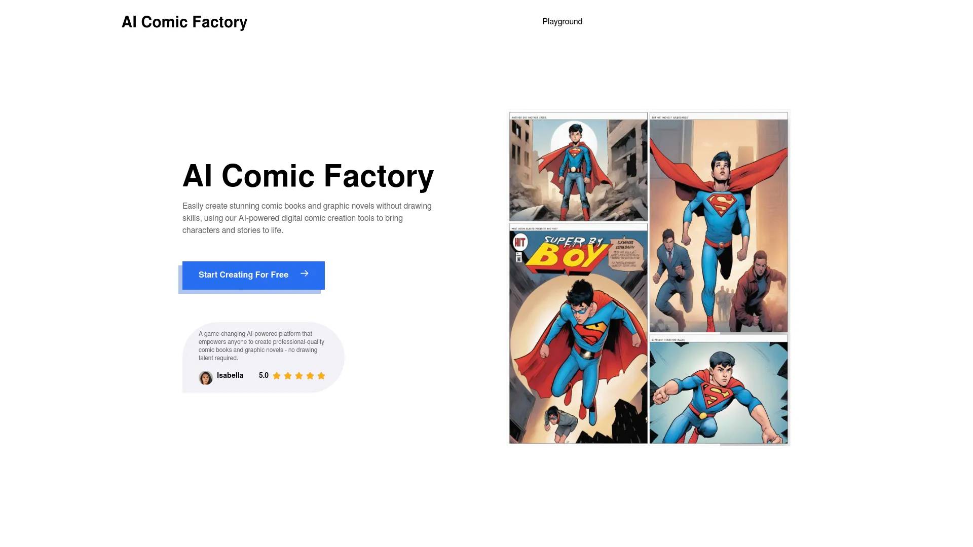 AI Comic Factory Art