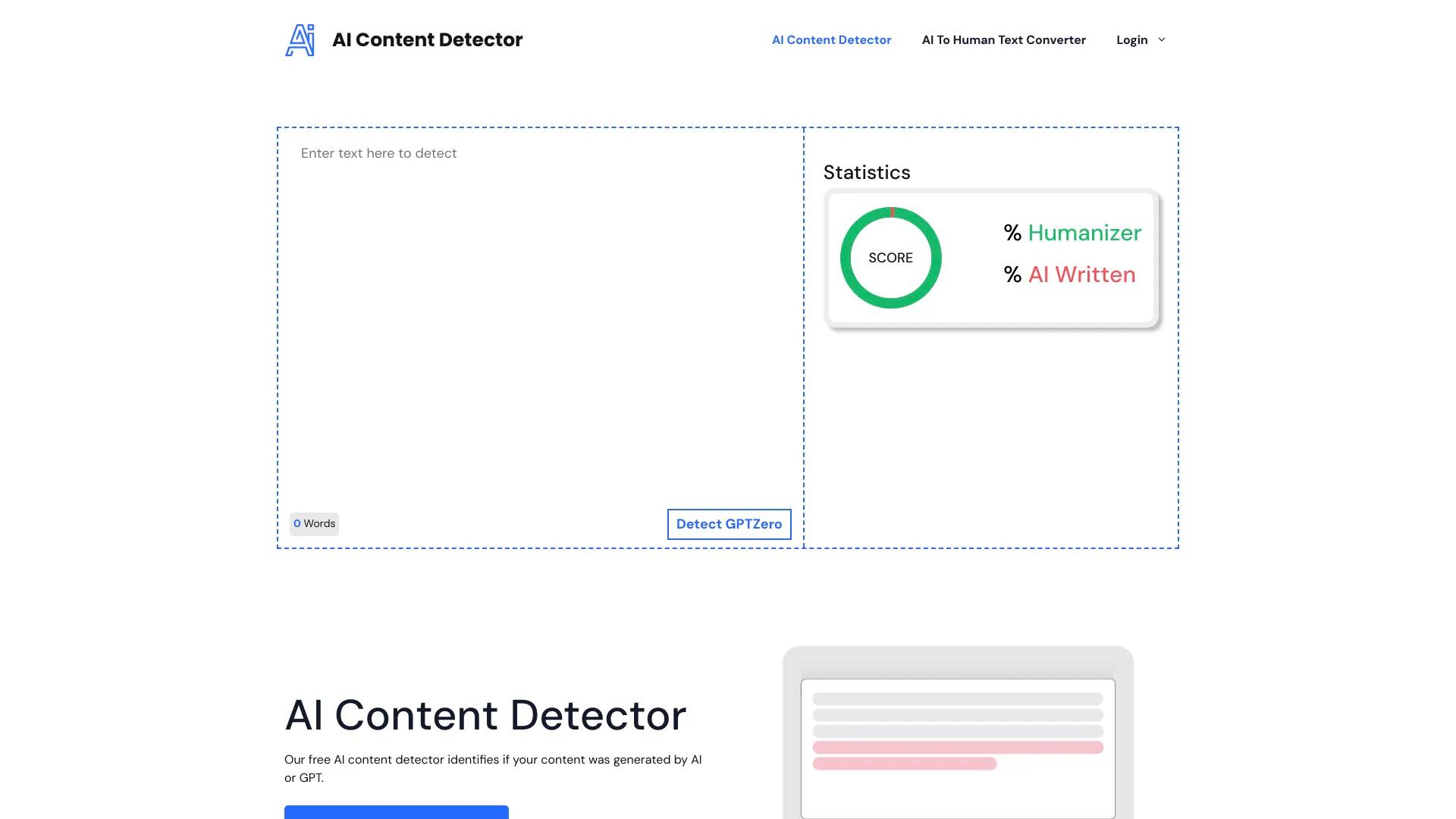 AI Content Detector