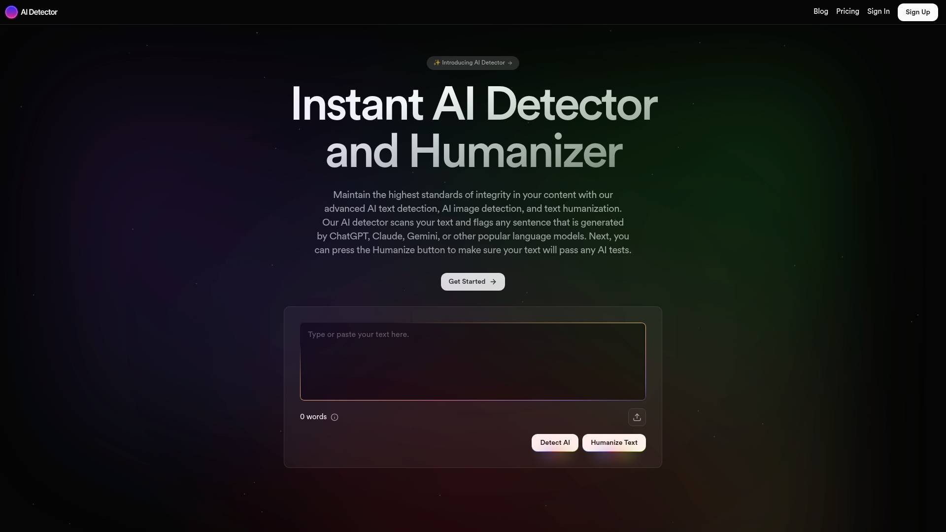 AI Detector Tool