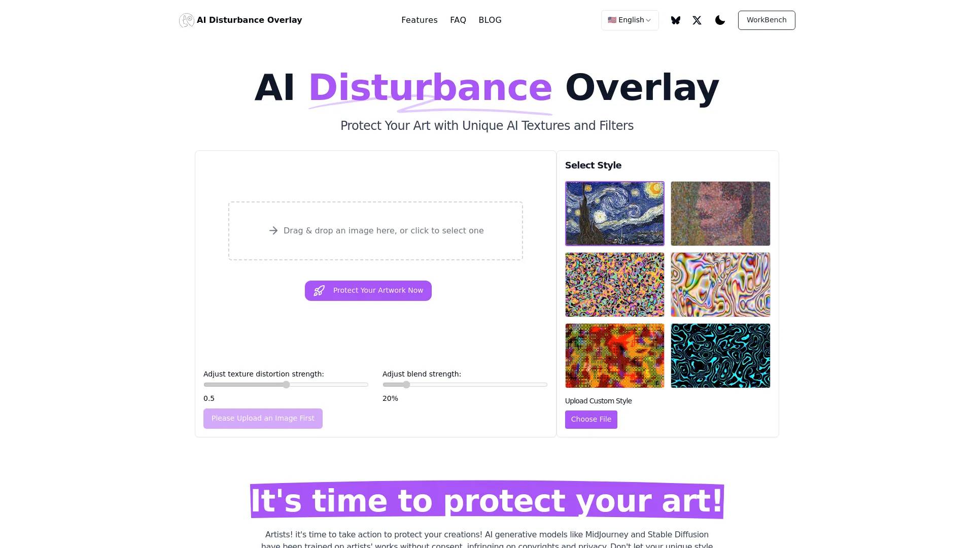 ai disturbance overlay screenshot