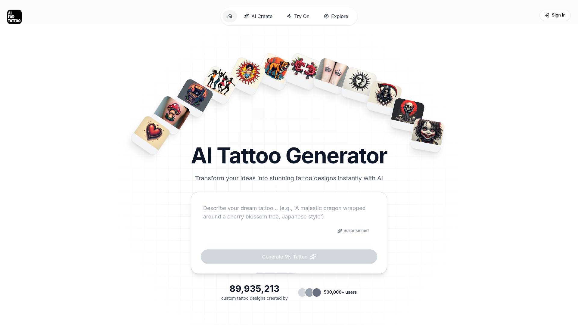 AI For Tattoo - AI Tattoo Agent