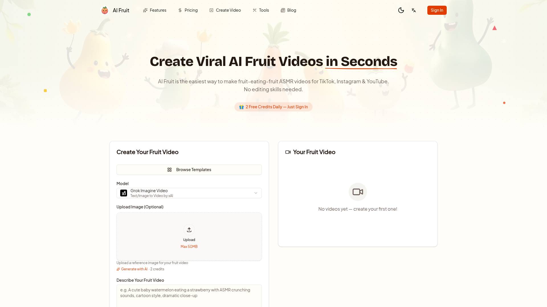 AI Fruit screenshot