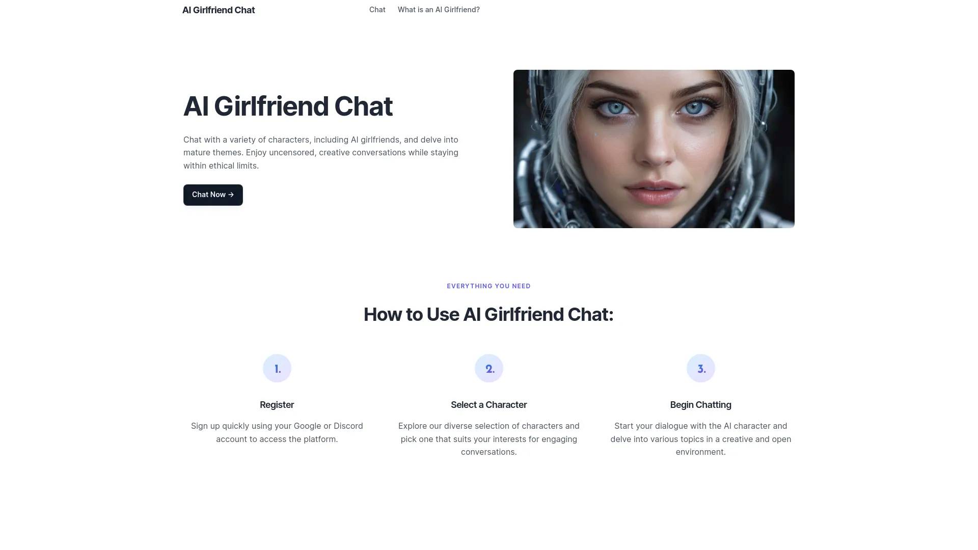 AI Girlfriend Chat screenshot