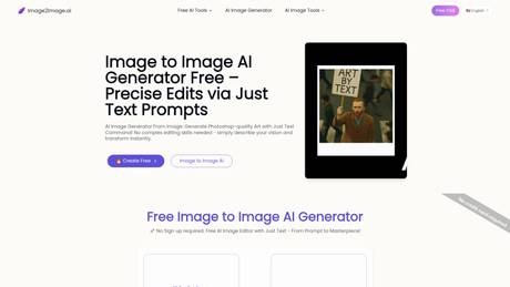 AI Image Generator from Image screenshot