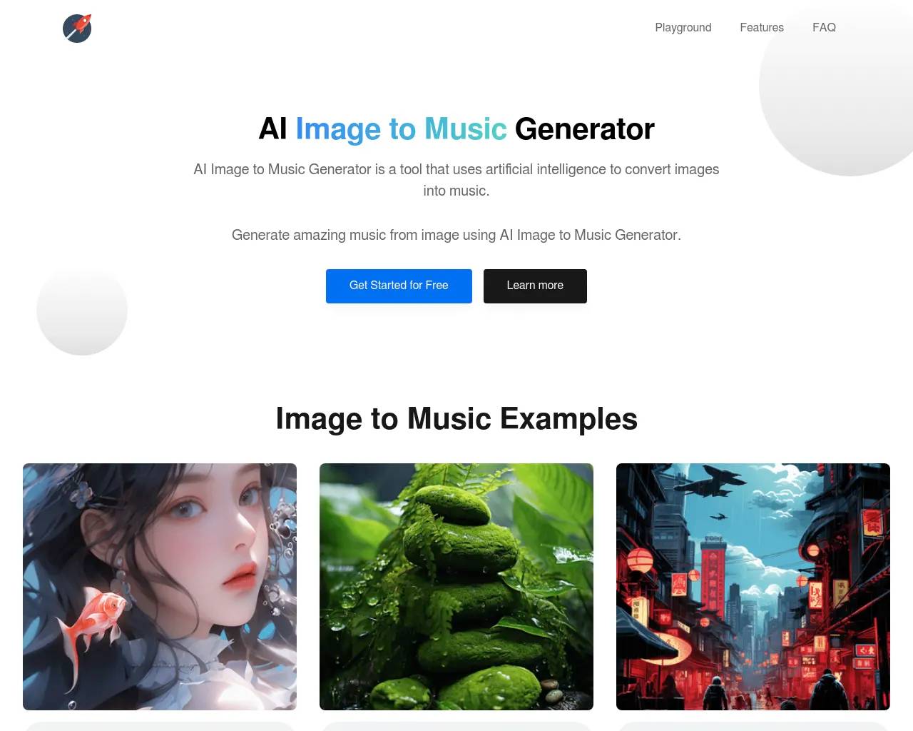 AI Image to Music Generator screenshot