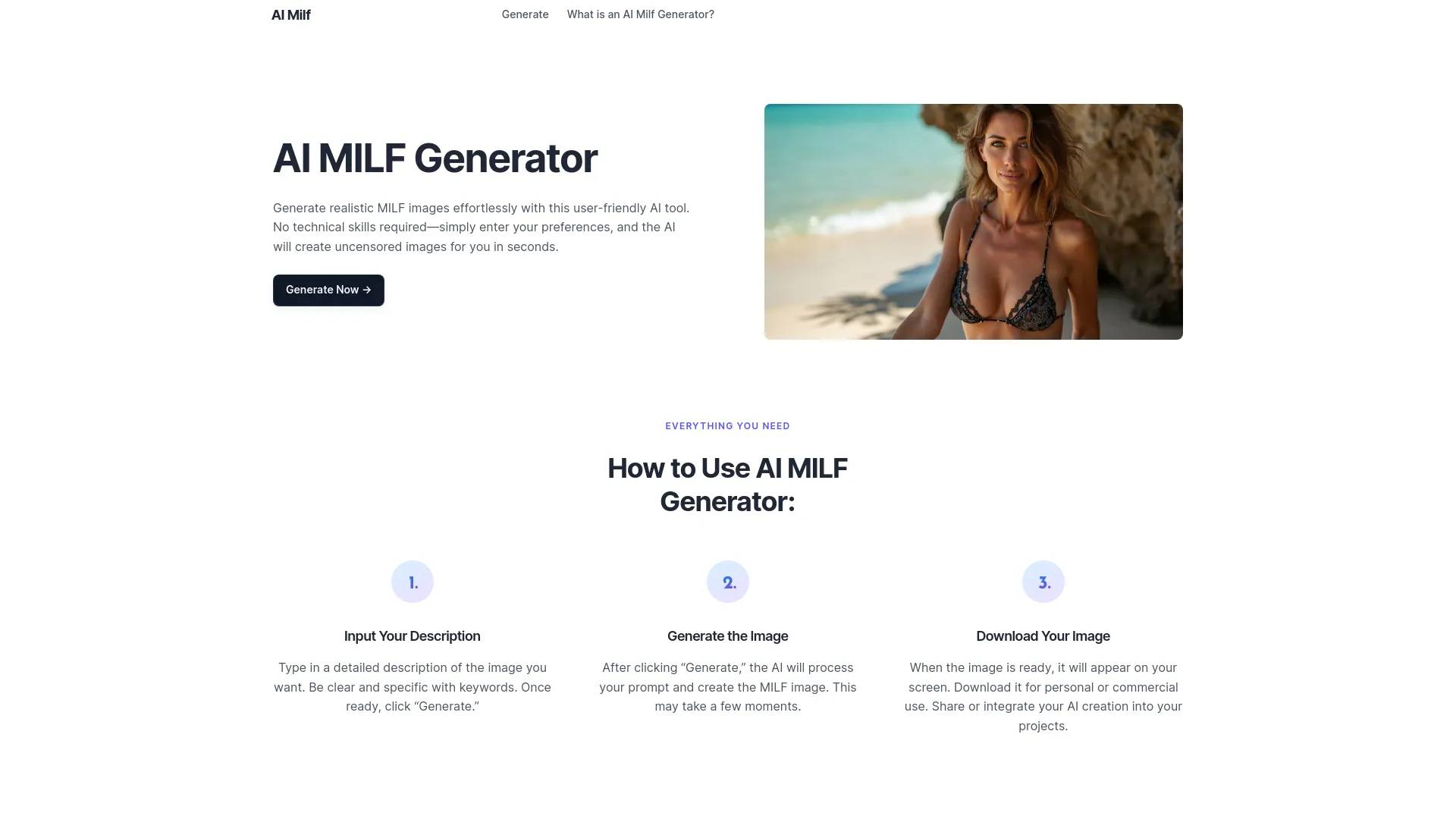 AI MILF Generator screenshot