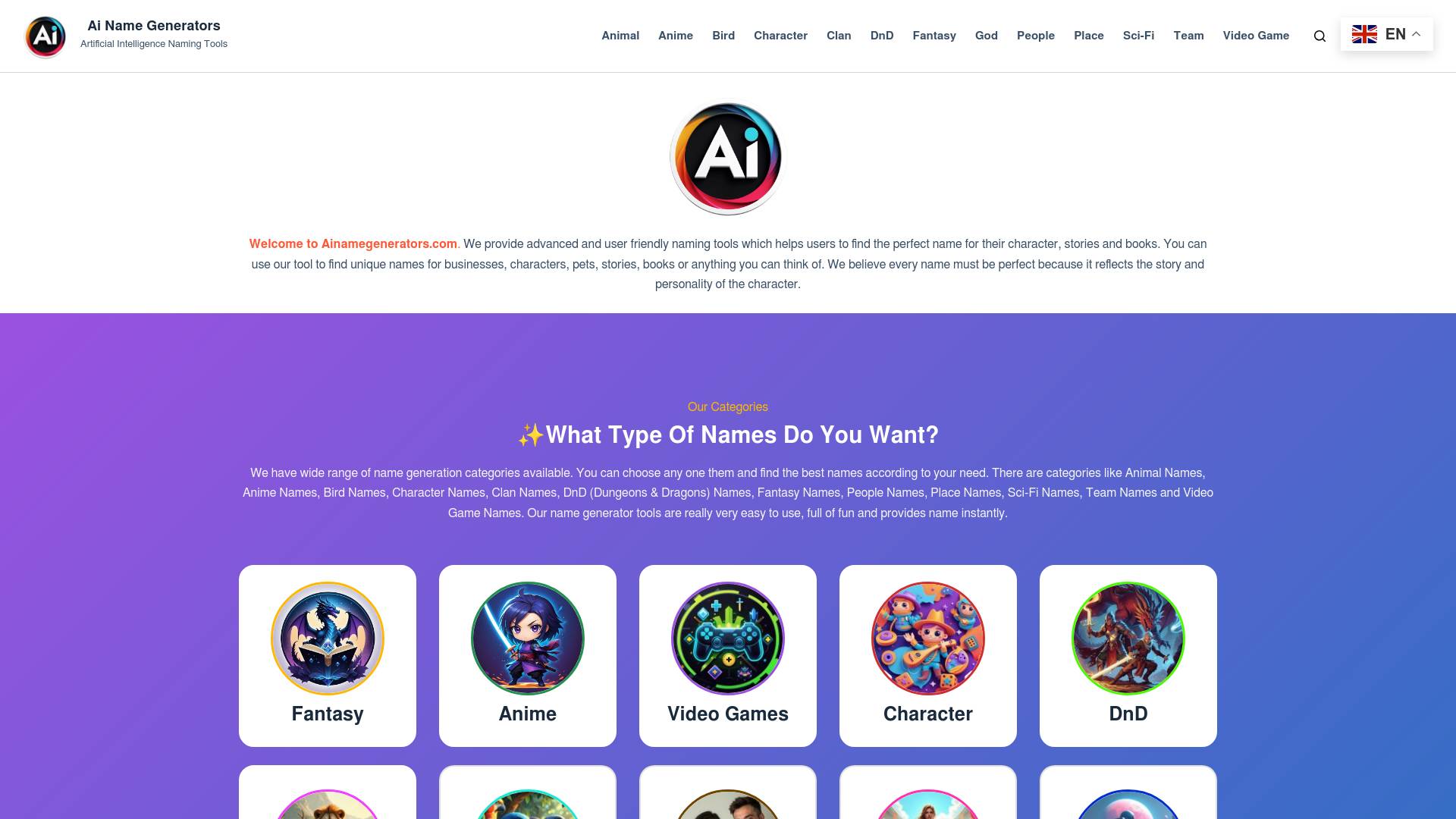 Ai Naming Tool screenshot