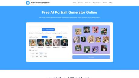 AI Portrait Generator screenshot