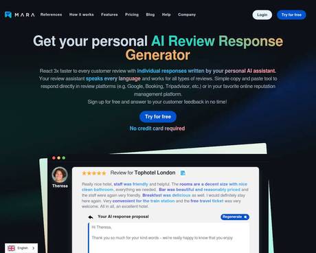 AI Review Reply Assistant screenshot